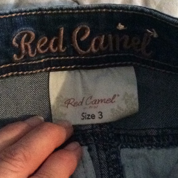 Red Camel Jean Skirt - Picture 4 of 5